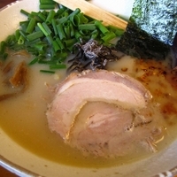 「鶏そば（太麺）680円」@鶏そばや 竜神洞の写真