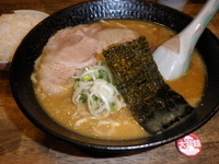 「ヨシベーラーメン味噌（680円）太麺・半ライス（ランチ時40円）」@ラーメン ヨシベー 錦糸町店の写真