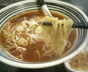 「朝のしょうゆらーめん300円」@ど・モーニングの写真