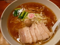 「中華そば（中）」@銀座 朧月の写真