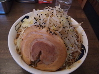 「雷味噌（大）野菜多目、にんにく少な目」@雷 北松戸本店の写真