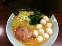 「ラーメン+うずらの玉子増しW」@爛々亭の写真