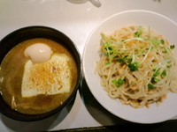 「季節のつけそば（焦がしチーズのカレーつけ麺300g）800円+ク」@中華蕎麦 瑞山（ZUIZAN）の写真