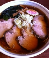 「チャーシューメン（700円）+大盛（100円）」@皆楽亭の写真