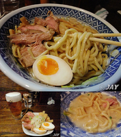 「「油そば大盛」￥800+「燦点盛り」￥400+生ビールYEBIS」@燦燦斗の写真