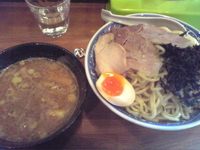 「特製つけ麺（冷や〆）」@らーめん がんちゃの写真