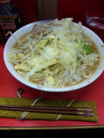 「らーめん【600円】」@ラーメン二郎 三田本店の写真