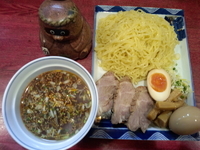 「つけめん+味玉」@ひなたやの写真