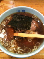 「ラーメン（醤油） ¥600」@味のラーメン 海賊の写真