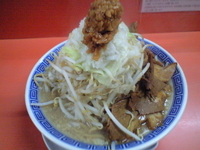 「ふじ麺（500円）+小豚（150円）」@獅子王の写真