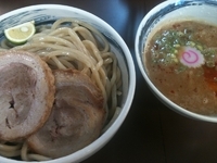 「肉つけ麺中盛」@つけ麺専門店 二代目のぶの写真