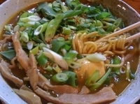 「京九条長ねぎカレーラーメン 940円」@ラーメン創作料理 太鼓判亭 本店の写真