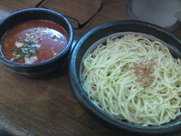 「アーモンド坦々つけめん」@和風つけ麺 轍の写真