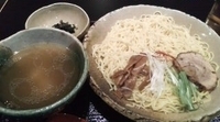 「銀笹塩つけ麺 850円/半鯛飯150円」@麺処 銀笹の写真