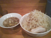「塩つけ麺、特盛、野菜マシマシ」@ラーメン 麺処 なるとの写真