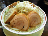 「チャーシューメン大盛」@のろし 安田店の写真