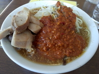 「ぶた入りオロチョンラーメン（にんにく抜き）」@にかいやの写真