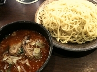 「辛つけ麺大盛あつもり（780円）」@つけ麺 大臣 宇田川町店の写真