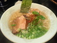 「軍鶏ラーメン（塩） 650円」@麺家 うえだの写真