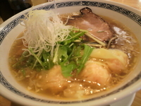 「海老塩ワンタン麺」@中華そば てんくうの写真