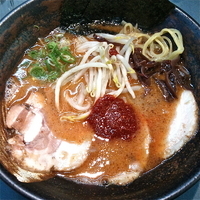 「和風3枚チャーシュー入り（￥800）トッピング特製辛味（￥50）」@麺屋 弐重まるの写真