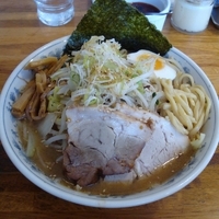 「ラーメン（中盛） 680円+野菜トッピング 100円」@大勝軒 佐貫店の写真