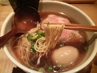 「特製そば」@中華蕎麦 蘭鋳の写真