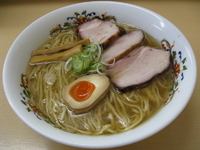 「塩らーめん（限定） 大盛」@煮干鰮らーめん 圓の写真