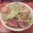 野菜大盛り濃菜麺+味玉