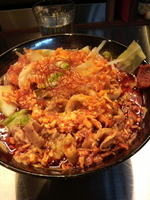 「鬼紅らーめん」@麺創研 紅 府中の写真