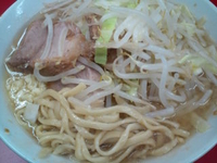 「小ラーメン（ニンニク）」@ラーメン二郎 西台駅前店の写真