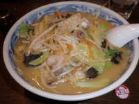 「味噌ちゃんぽん（780円）大盛（0円）」@北海道らーめん 魚らん坂 両国店の写真