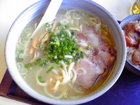 「太麺塩ラーメン（味薄め）」@麺者二代目 流石屋の写真