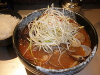 「浅利辛そば（850円）小ライス（100円）」@麺匠 呉屋の写真