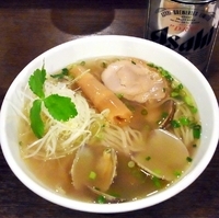 「本枯中華そば 魚雷 貝そば ハーフサイズ」@新!東京らーめんチャンピオンの写真