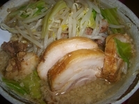 「チャーシューメン（少なめ 200g） （ヤサイ・アブラマシ）￥7」@AKASAKA ANEX  雷電（RAYDEEN）の写真