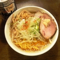 「初代けいすけ 極上渡ガニの味噌ラーメン ハーフサイズ」@新!東京らーめんチャンピオンの写真