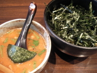 「辛味噌のりつけ麺」@らーめん 蓮嘉の写真