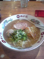 「こってりラーメン（大盛・味玉）」@天下一品 多摩ニュータウン店の写真