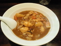 「カレー麺（牡蠣）（780円）」@麺工房HIRAMAの写真