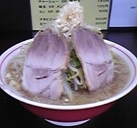 「ラーメン【ニンニク・野菜】（600円）」@ラーメン蘭の写真