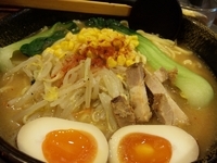 「味噌ラーメン・大盛 味玉」@つけ麺隅田 西新橋店の写真