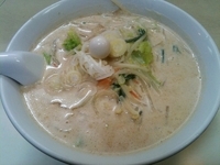 「牛乳味噌ラーメン（650円）」@ラーメン万福の写真