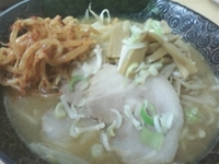 「味噌ラーメン750円+サービスライス」@めん処 大森らーめんの写真