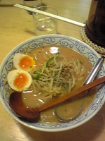 「味噌ラーメン+味玉」@函館らーめん あじ汐の写真