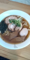 「正油らーめん（油ナシ）+煮玉子」@ボニート・ボニートの写真