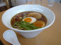 「煮玉子ラーメン（中太麺）750円」@JAZZ麺 2.7の写真
