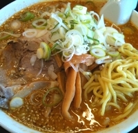 「みそカレーら～めん780円麺固め・大盛無料」@北海とんこつらーめん 純輝 白井店の写真