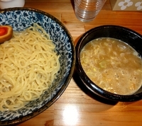 「こってり醤油つけ麺（あつもり）大盛無料」@麺家 龍の写真