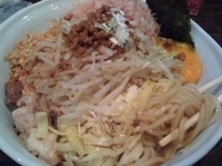 「油そばジャンク盛り（大盛350g） 880円」@油そば 油虎の写真